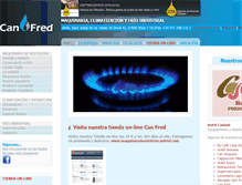 Tablet Screenshot of canfred.com